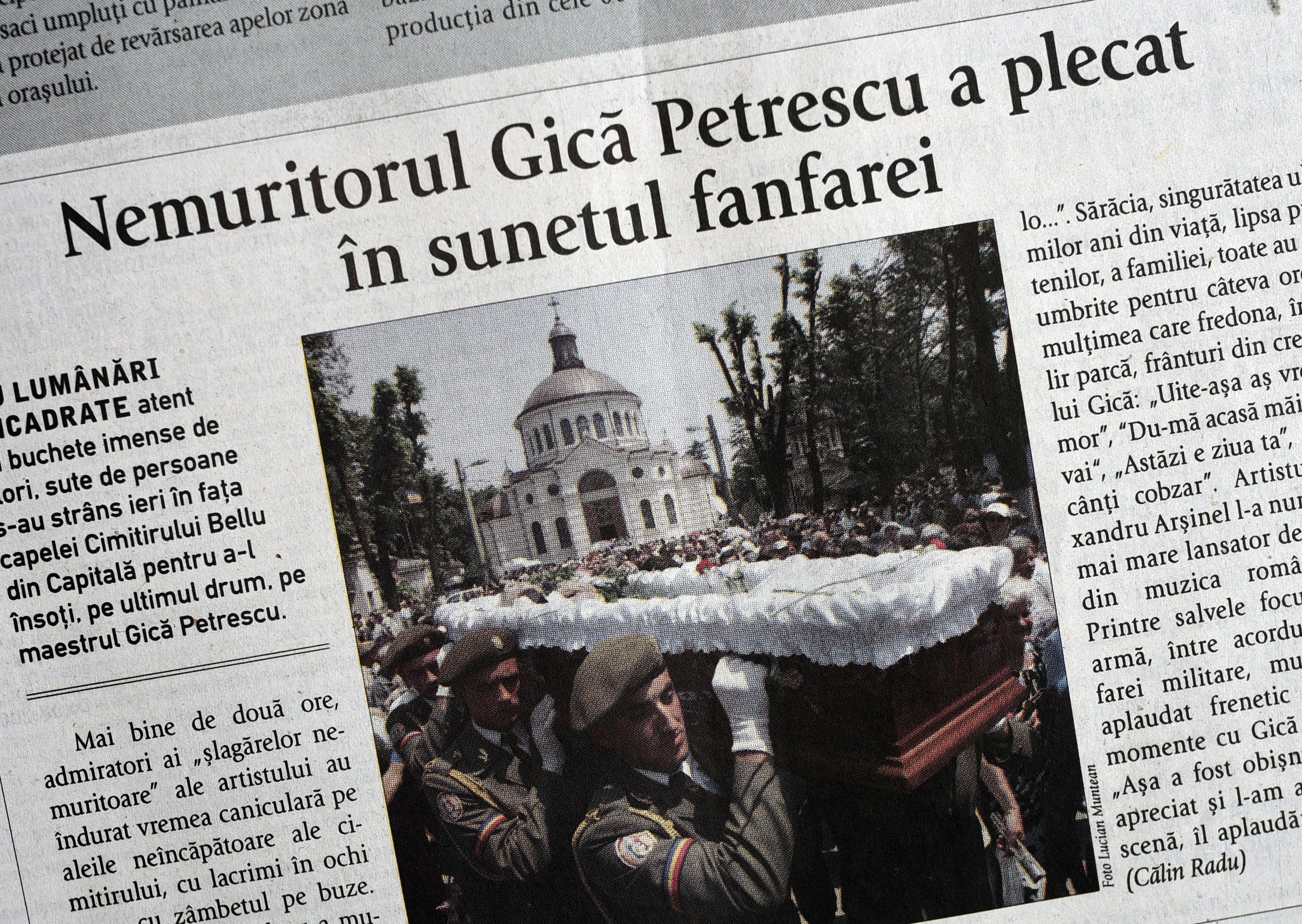Moartea lui Gică Petrescu