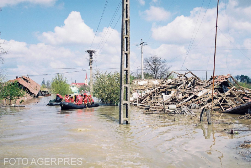 Inundații severe în România