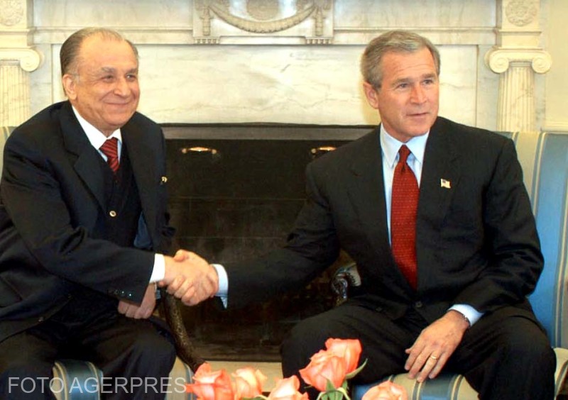 Vizita oficială a preşedintele Ion Iliescu în SUA