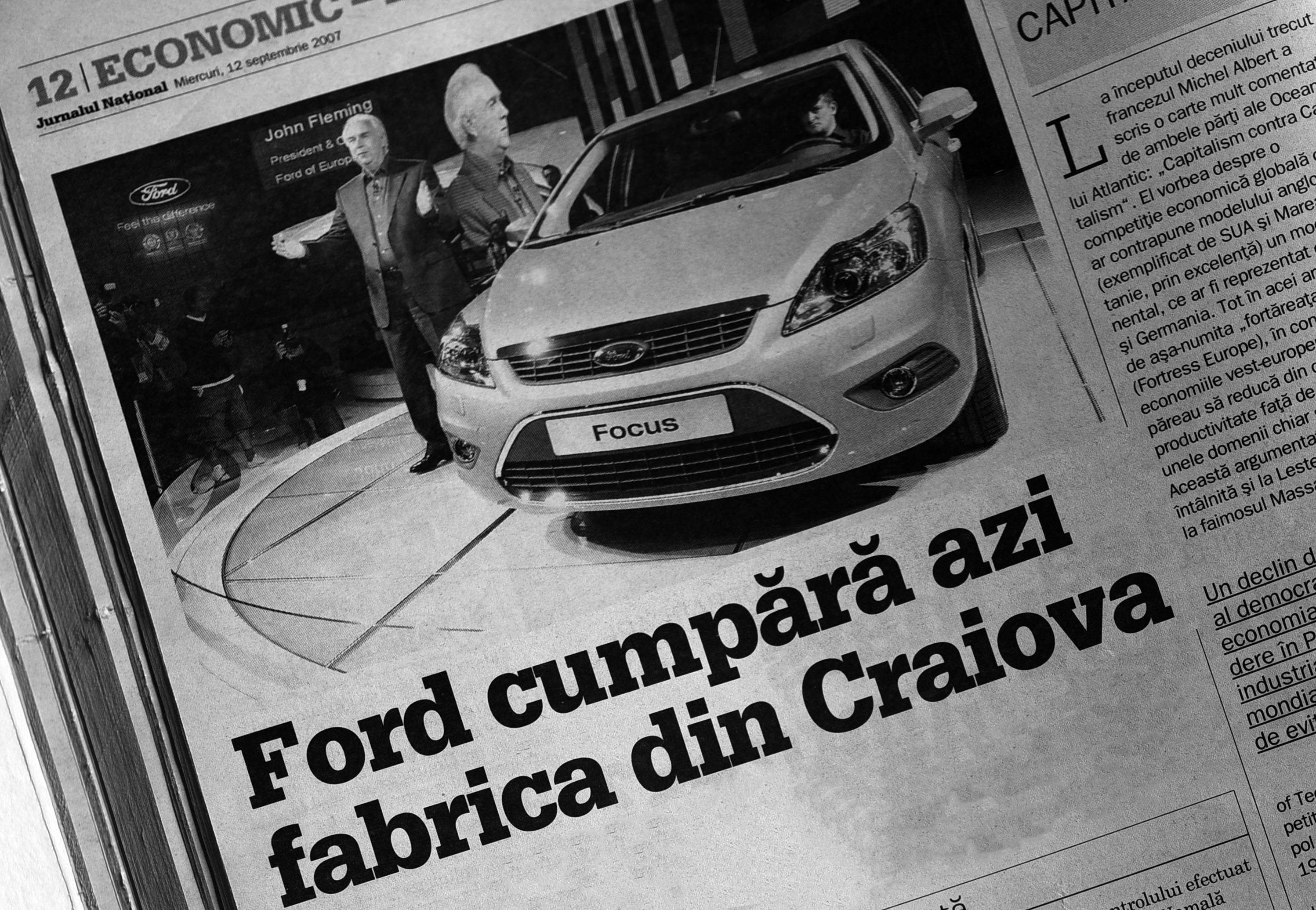 Ford preia societatea Daewoo Automobile Craiova