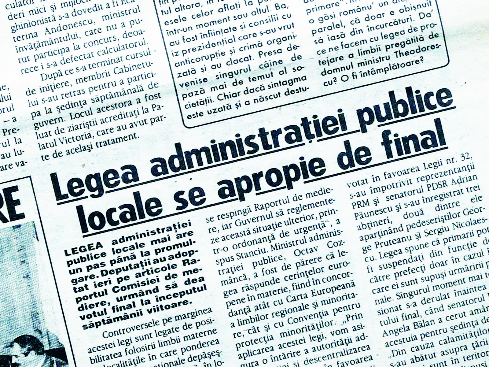 Legea administrației publice locale